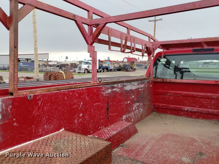 image for item DP3293 2000 Ford  F350 Super Duty XL  Crew Cab utility bed pickup truck