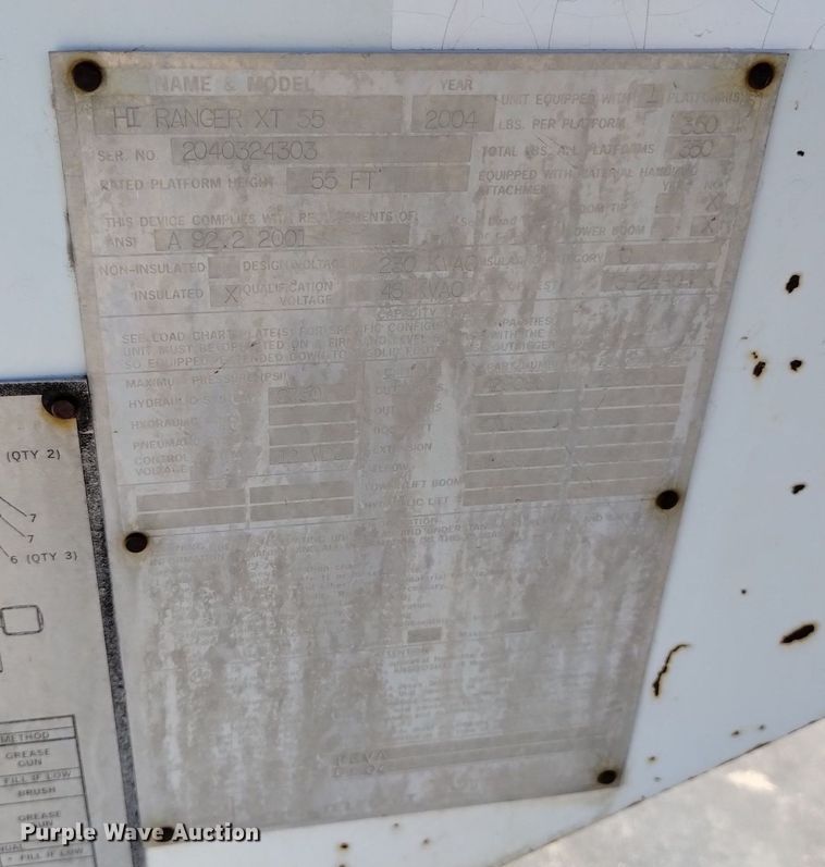 image for item DP3312 2003 International 4300  forestry bucket truck