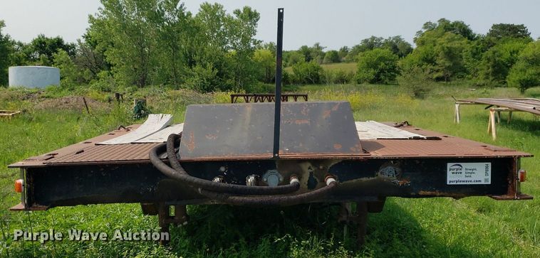 image for item DP8064 1975 Schwartz Custom  drop deck equipment trailer