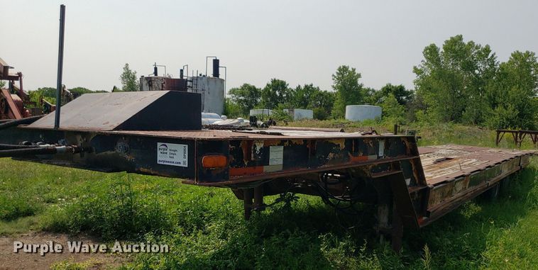 image for item DP8064 1975 Schwartz Custom  drop deck equipment trailer