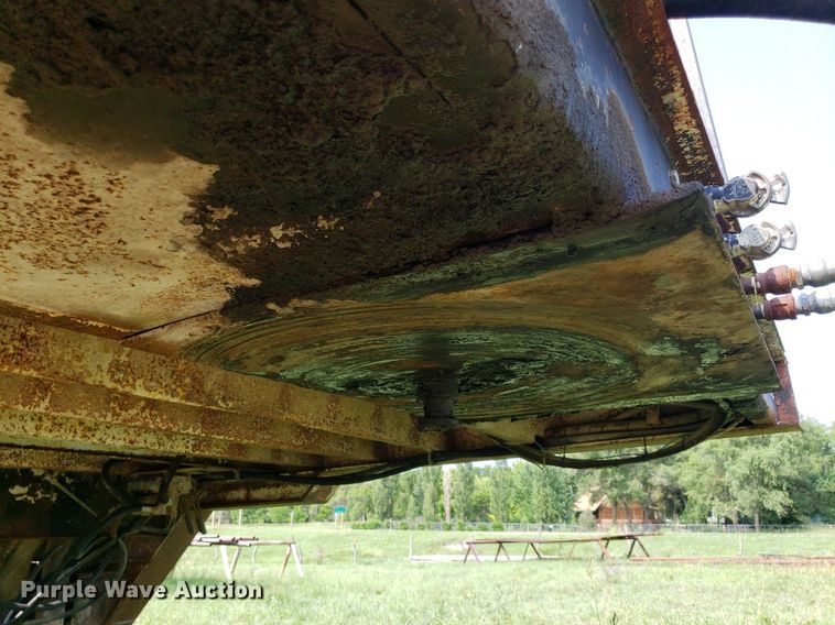 image for item DP8064 1975 Schwartz Custom  drop deck equipment trailer