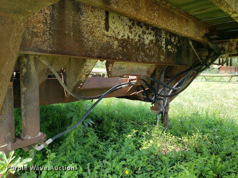 image for item DP8064 1975 Schwartz Custom  drop deck equipment trailer