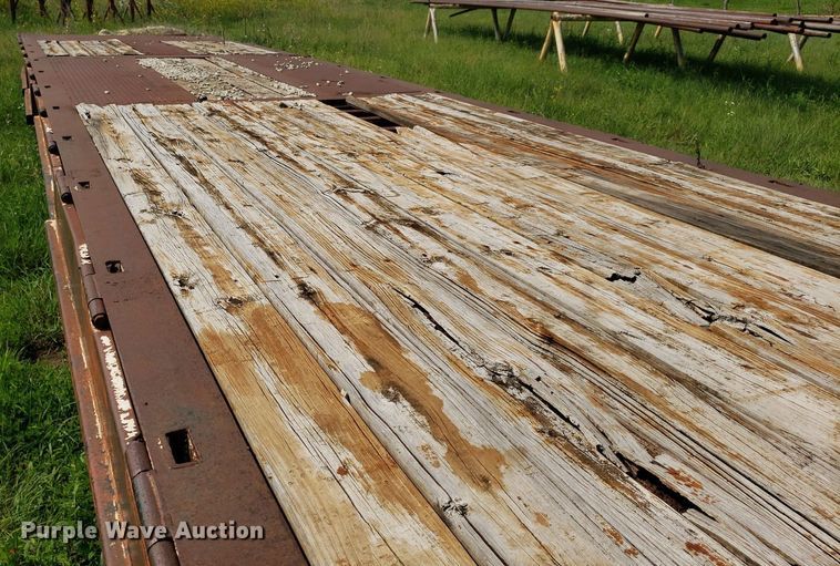 image for item DP8064 1975 Schwartz Custom  drop deck equipment trailer