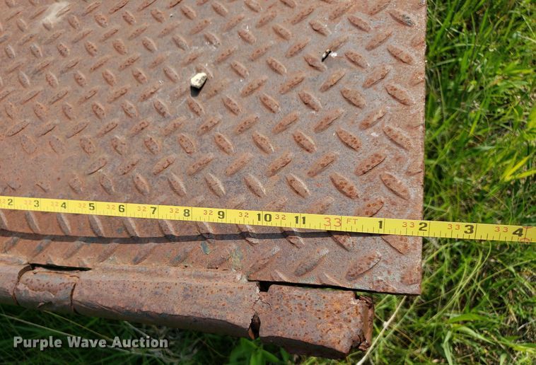 image for item DP8064 1975 Schwartz Custom  drop deck equipment trailer