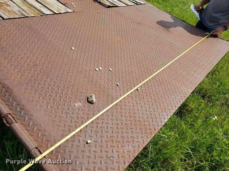 image for item DP8064 1975 Schwartz Custom  drop deck equipment trailer