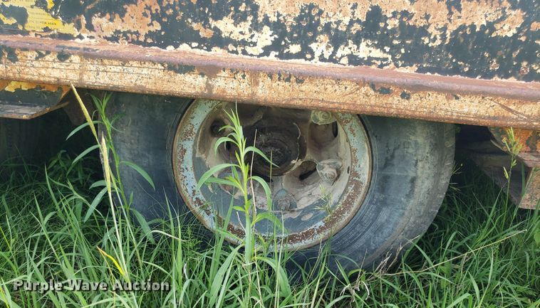 image for item DP8064 1975 Schwartz Custom  drop deck equipment trailer