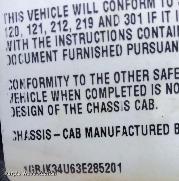 image for item DP8066 2003 Chevrolet 3500  utility bed pickup truck