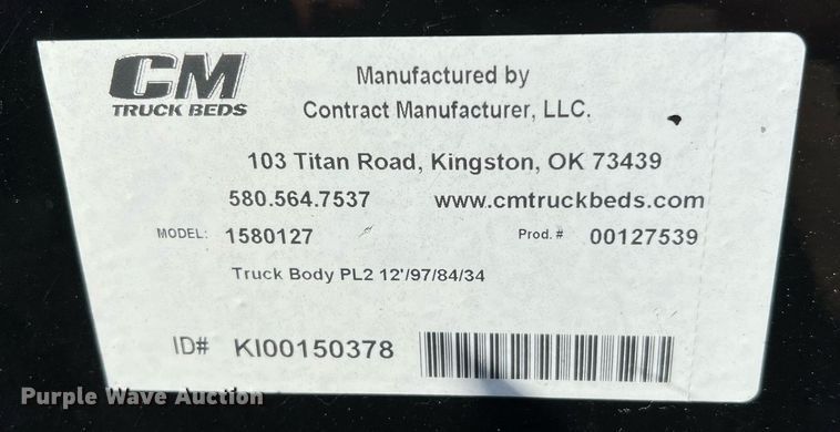 image for item DQ2085 2002 GMC T6500  flatbed truck