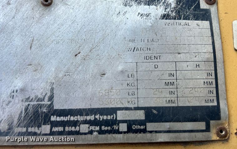 image for item DR4701 Eagle Picher R80  forklift