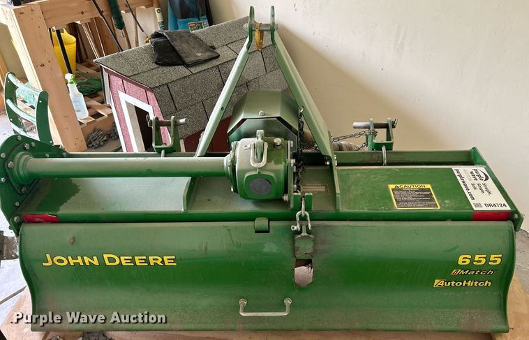 image for item DR4724 John Deere 655  tiller