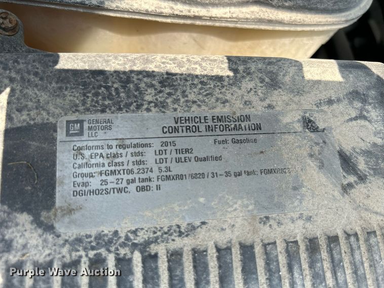 image for item DR4734 2015 GMC Sierra 1500  pickup truck