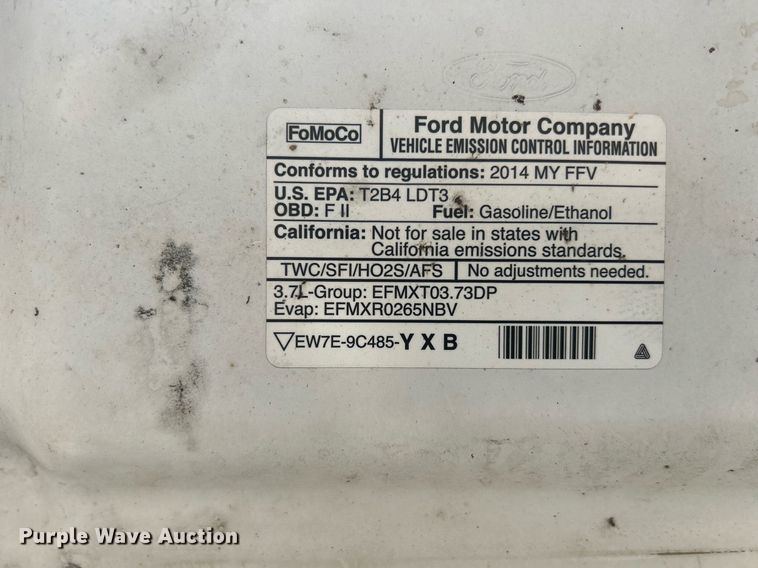 image for item DR4736 2014 Ford F150 XL  pickup truck