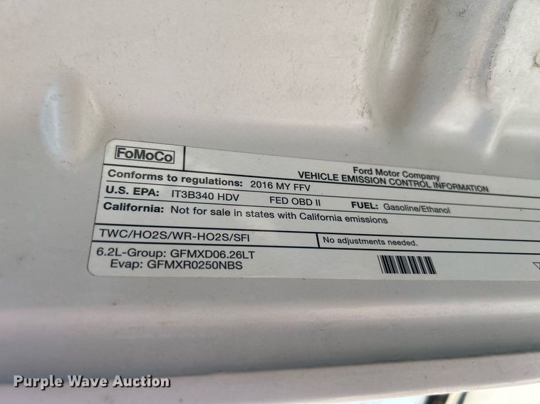 image for item DR4737 2016 Ford F250 Super Duty XL  pickup truck