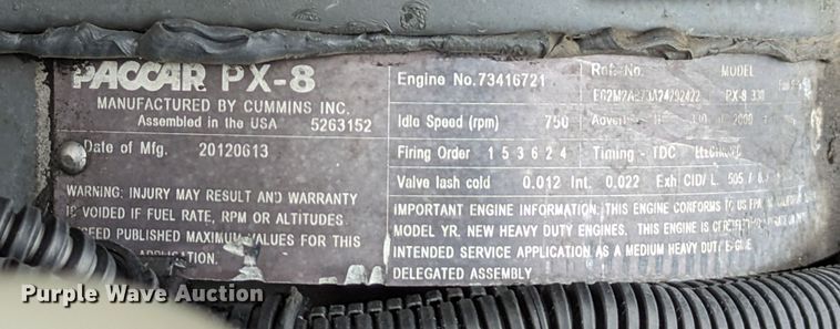 image for item DR6810 2013 Kenworth T370  box truck