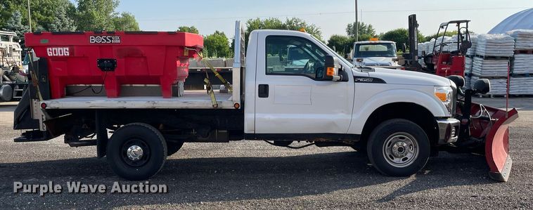 image for item DS8752 2012 Ford F350 Super Duty XL  flatbed pickup truck