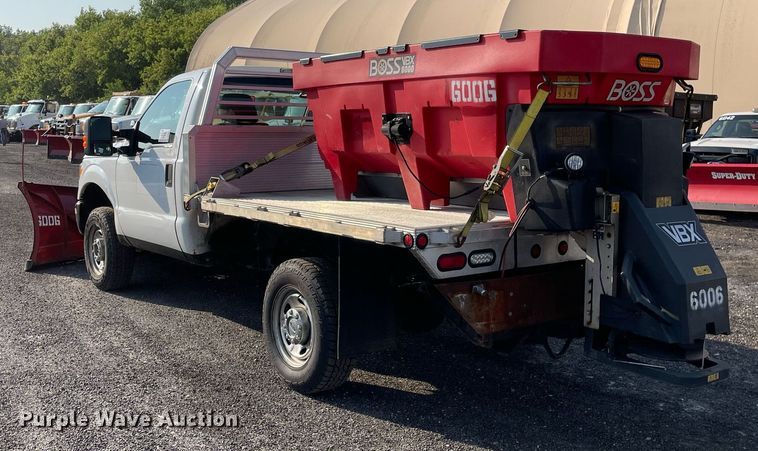 image for item DS8752 2012 Ford F350 Super Duty XL  flatbed pickup truck