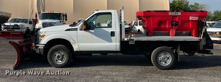 image for item DS8752 2012 Ford F350 Super Duty XL  flatbed pickup truck