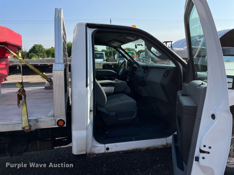 image for item DS8752 2012 Ford F350 Super Duty XL  flatbed pickup truck