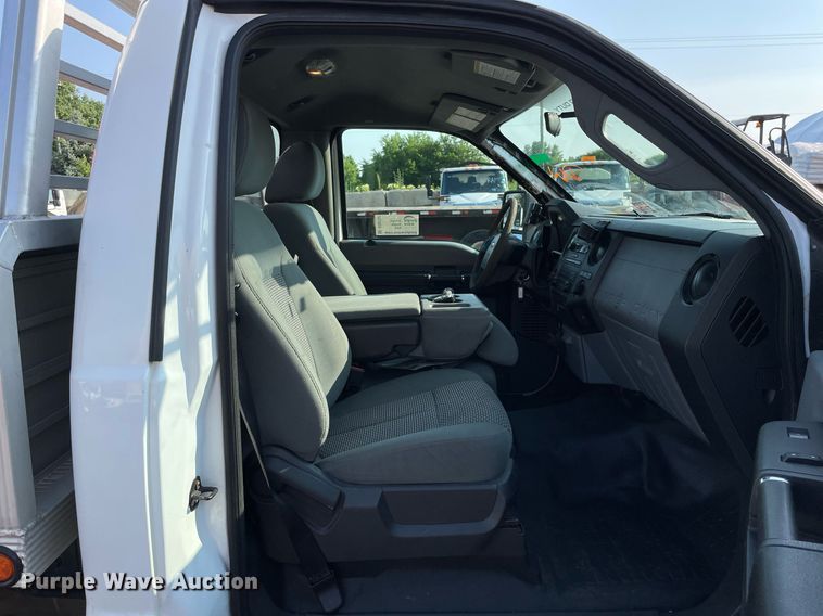 image for item DS8752 2012 Ford F350 Super Duty XL  flatbed pickup truck