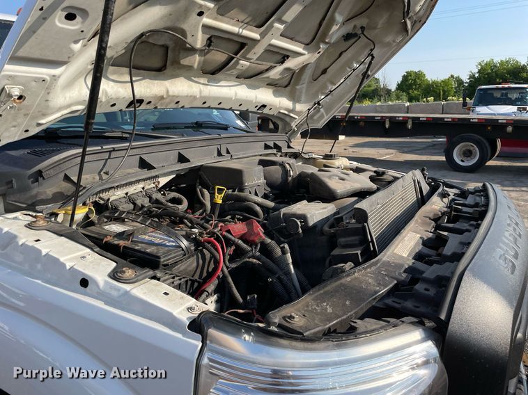 image for item DS8752 2012 Ford F350 Super Duty XL  flatbed pickup truck