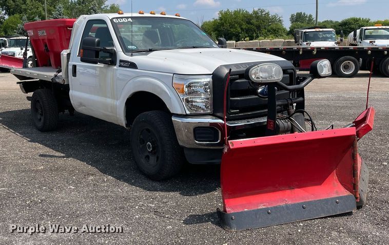 image for item DS8756 2012 Ford F350 Super Duty XL  flatbed pickup truck