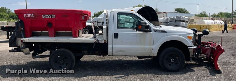 image for item DS8756 2012 Ford F350 Super Duty XL  flatbed pickup truck