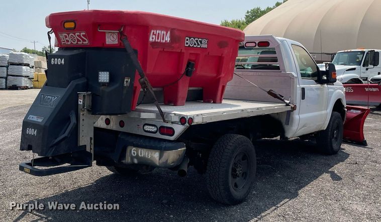 image for item DS8756 2012 Ford F350 Super Duty XL  flatbed pickup truck