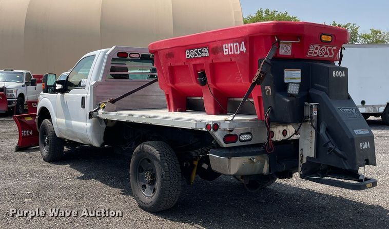 image for item DS8756 2012 Ford F350 Super Duty XL  flatbed pickup truck