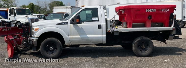 image for item DS8756 2012 Ford F350 Super Duty XL  flatbed pickup truck