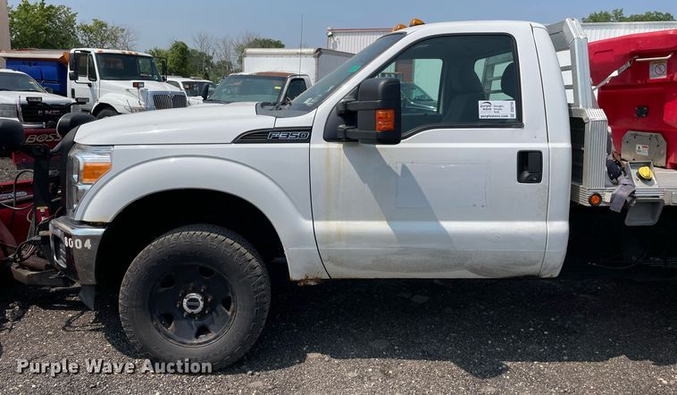 image for item DS8756 2012 Ford F350 Super Duty XL  flatbed pickup truck