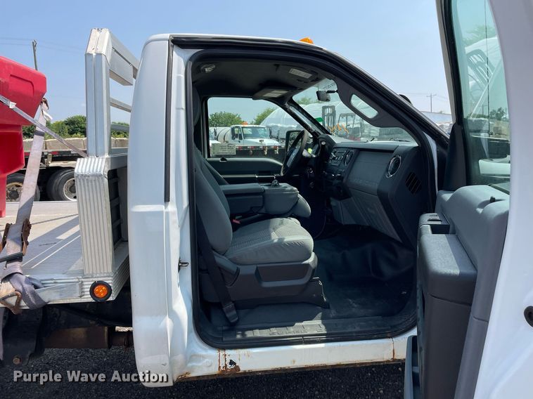 image for item DS8756 2012 Ford F350 Super Duty XL  flatbed pickup truck