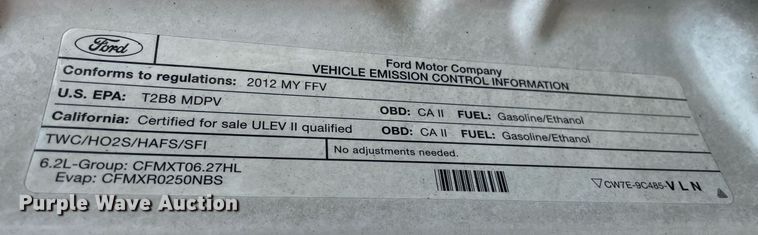 image for item DS8757 2012 Ford F250 Super Duty XL  flatbed pickup truck