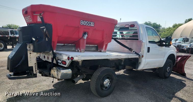 image for item DS8758 2012 Ford F250 Super Duty XL  flatbed pickup truck