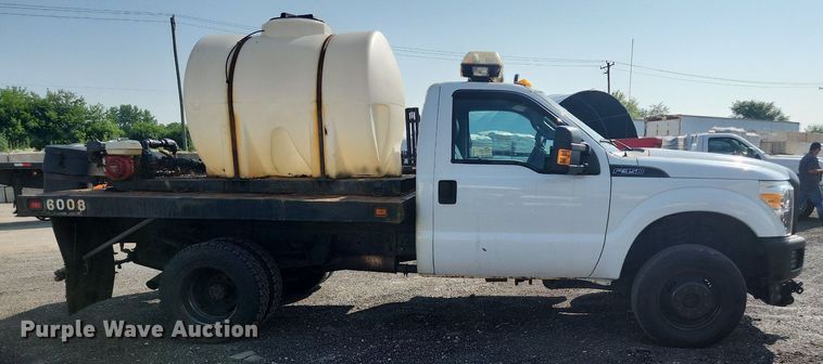 image for item DS8761 2011 Ford F350 Super Duty XL  flatbed pickup truck