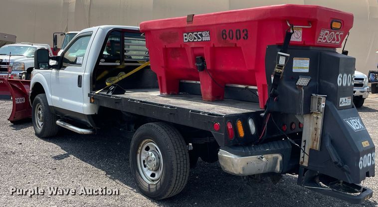 image for item DS8762 2012 Ford F350 Super Duty XL  flatbed pickup truck