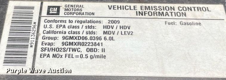 image for item DS8787 2009 Chevrolet Express 2500  van