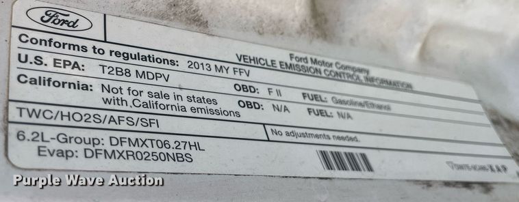 image for item DS8792 2013 Ford F250 Super Duty  pickup truck