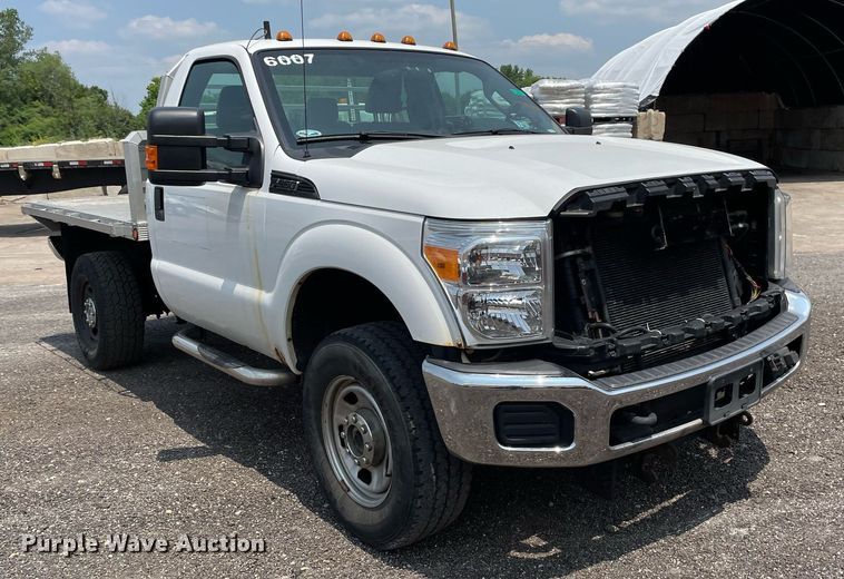 image for item DS8794 2012 Ford  F350 Super Duty XL  flatbed pickup truck