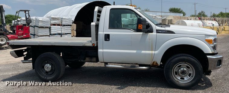 image for item DS8794 2012 Ford  F350 Super Duty XL  flatbed pickup truck