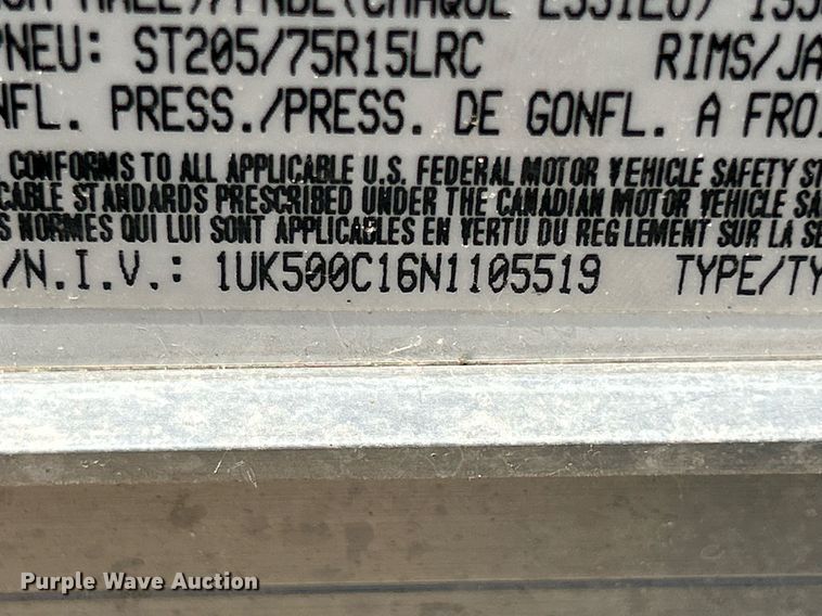 image for item DS8826 2022 Interstate SFC58SAFS  enclosed cargo trailer