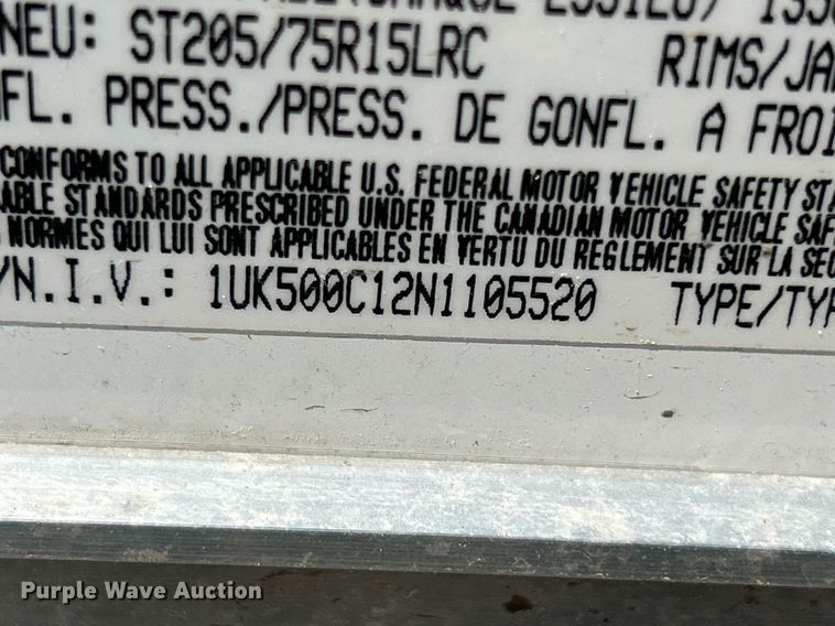 image for item DS8827 2022 Interstate SFC58SAFS  enclosed cargo trailer