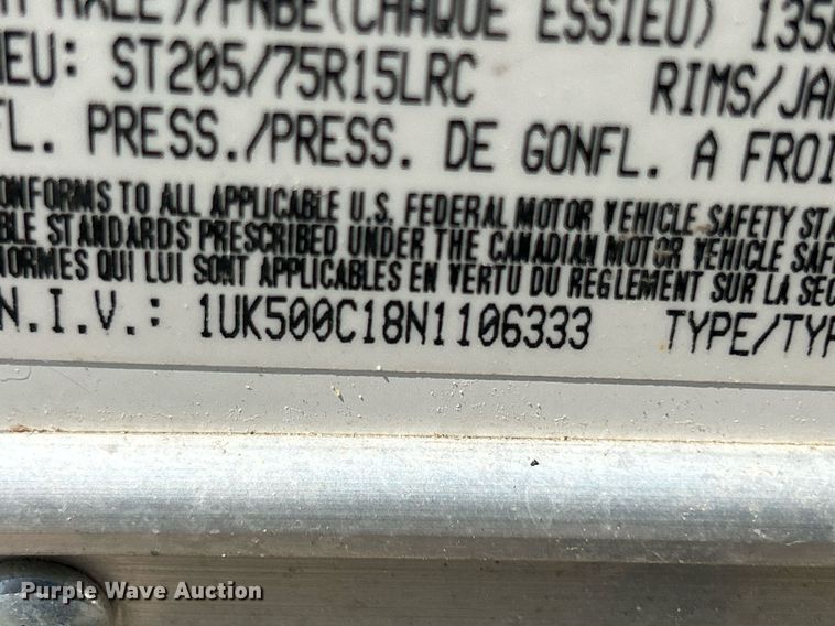 image for item DS8828 2022 Interstate SFC58SAFS  enclosed cargo trailer