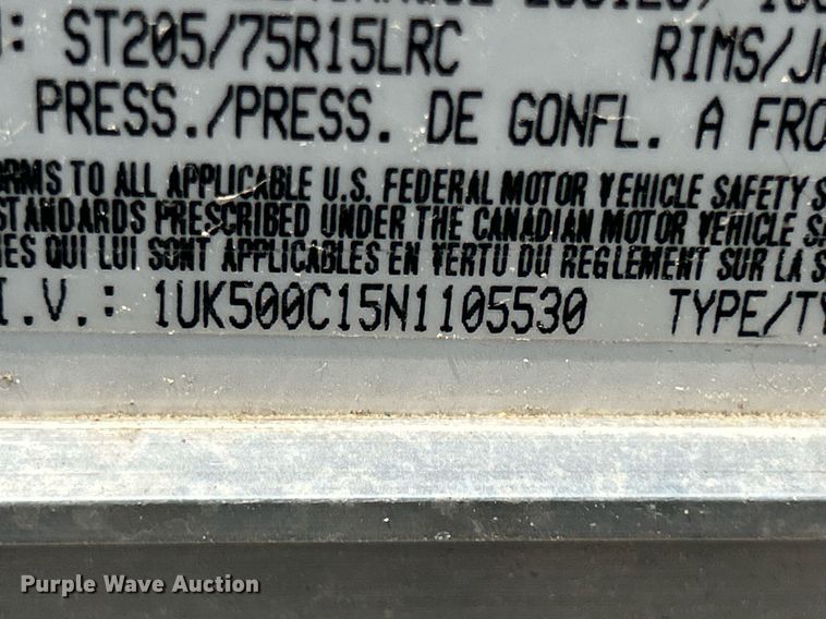 image for item DS8829 2022 Interstate SFC58SAFS  enclosed cargo trailer