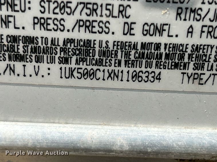 image for item DS8831 2022 Interstate SFC58SAFS  enclosed cargo trailer