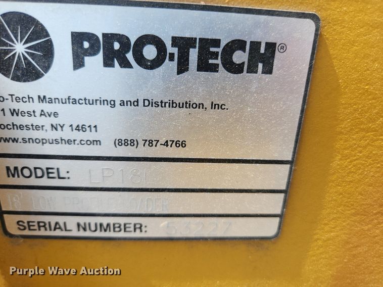 image for item DS8890 Pro-Tech  18' W snow pusher