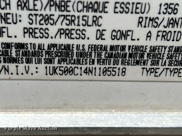 image for item DS8895 2022 Interstate SFC58SAFS  enclosed cargo trailer