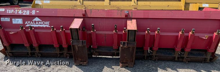 image for item DS8897 Avalanche Optiblay-14  14' W skid steer snow pusher