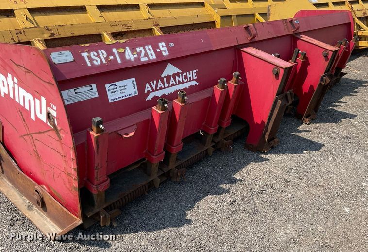 image for item DS8897 Avalanche Optiblay-14  14' W skid steer snow pusher