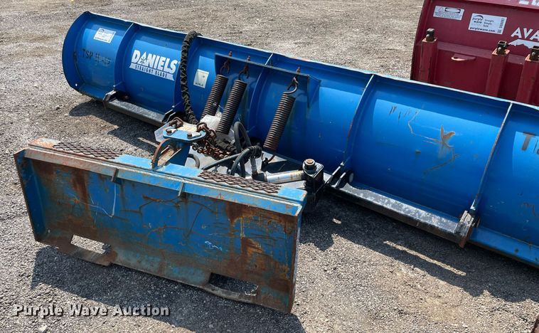 image for item DS8898 Daniels  skid steer snow plow