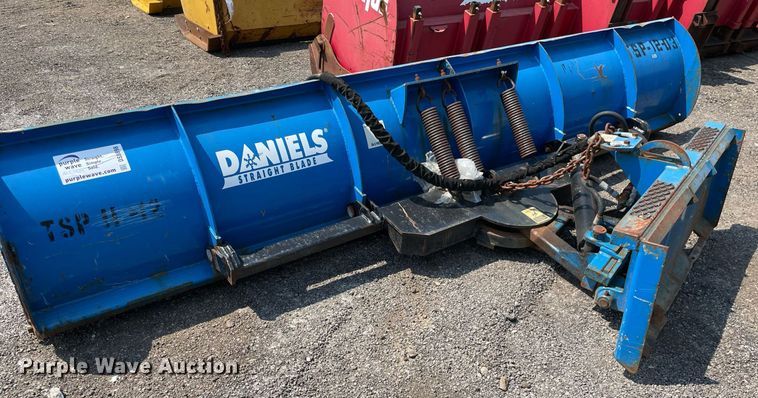 image for item DS8898 Daniels  skid steer snow plow